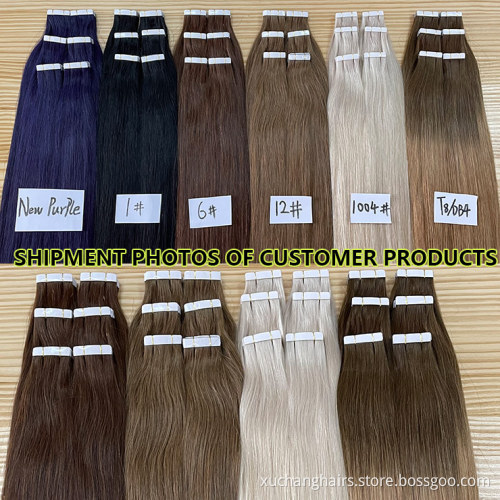 Cuticle Aligned Russian Hair: High-Quality Tape Extensions